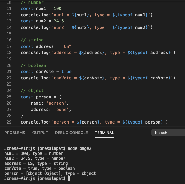 JavaScript Basics